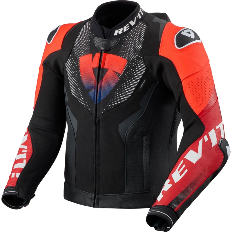 Kurtka motocyklowa skórzana Revit Hyperspeed 3 PRO czarno-czerwona