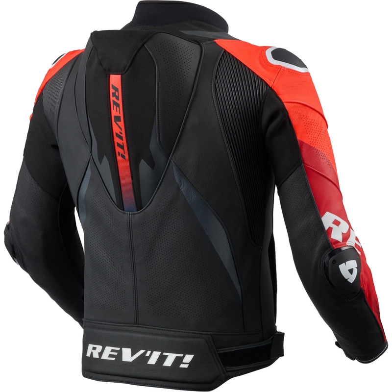 Kurtka motocyklowa skórzana Revit Hyperspeed 3 PRO czarno-czerwona