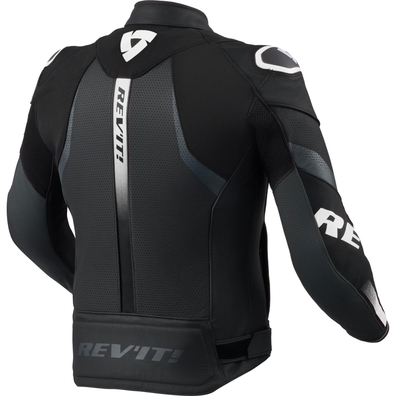 Kurtka motocyklowa skórzana Revit Hyperspeed 3 Air czarno-biała