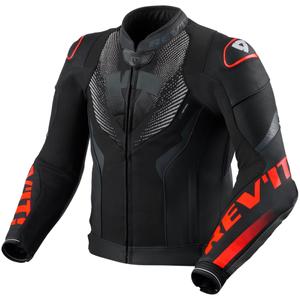 Kurtka motocyklowa skórzana Revit Hyperspeed 3 Air czarno-fluo czerwona