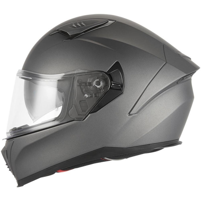 Kask motocyklowy integralny NOX N402, matowy tytan