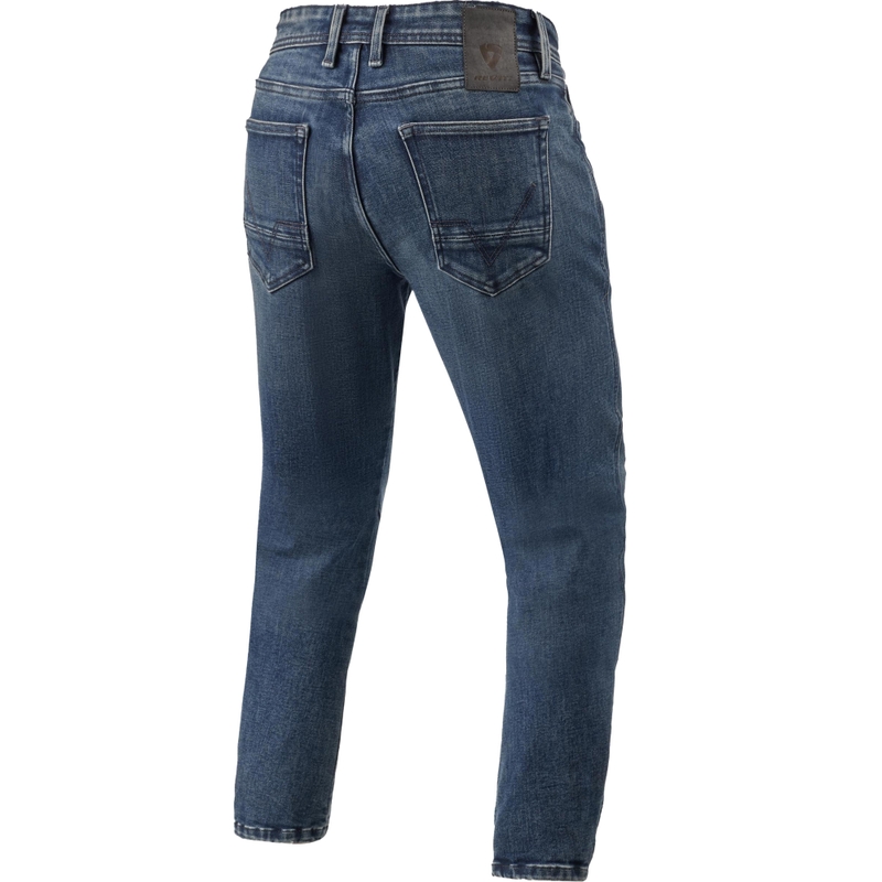 Revit Detroit 3 Tapered Classic Motocyklowe Jeansy w kolorze ciemnoniebieskim