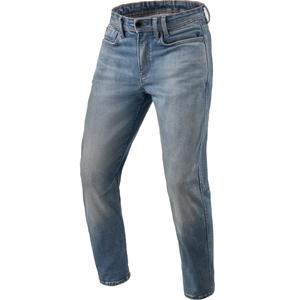 Revit Detroit 3 Tapered Extra Cropped Jeansy motocyklowe - Mid Blue Vintage