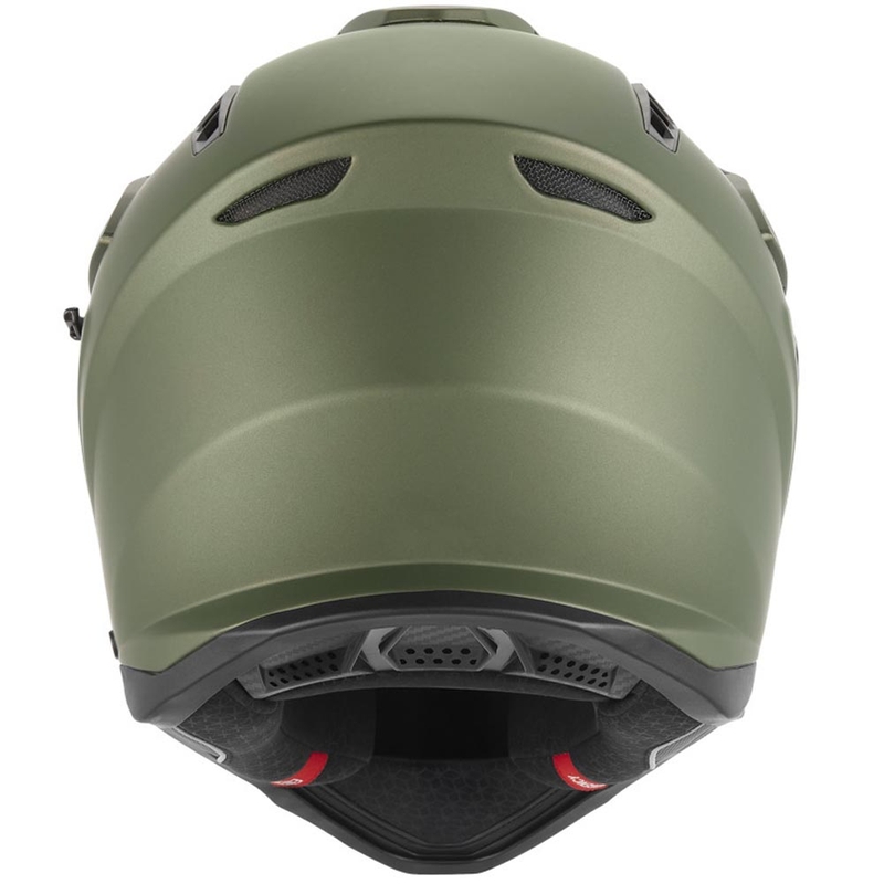 Kask motocyklowy enduro NOX N350 khaki zielony