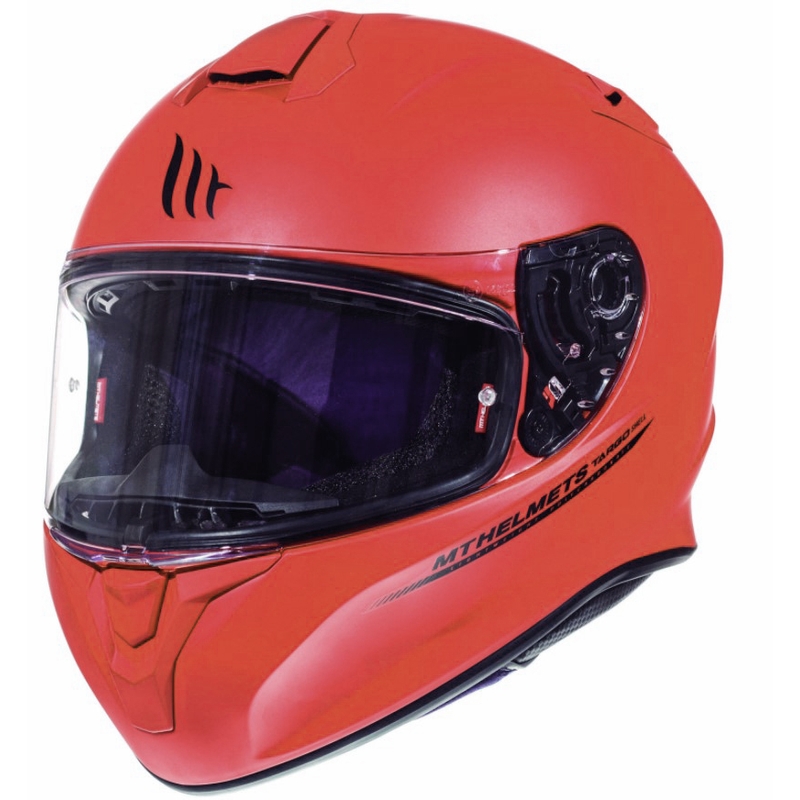 Integralny kask motocyklowy MT Targo czerwony matowy wyprzedaż