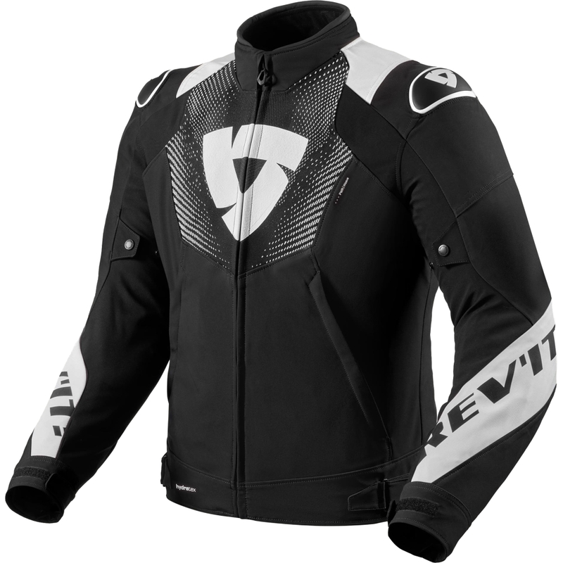 Kurtka motocyklowa Revit Hyperspeed 3 H2O czarno-biała