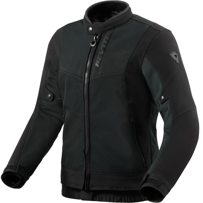 Kurtka motocyklowa damska Revit Highcrest w kolorze czarnym