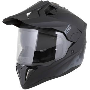 Kask motocyklowy enduro ZED XD1 matowy czarno-ciemnoszary