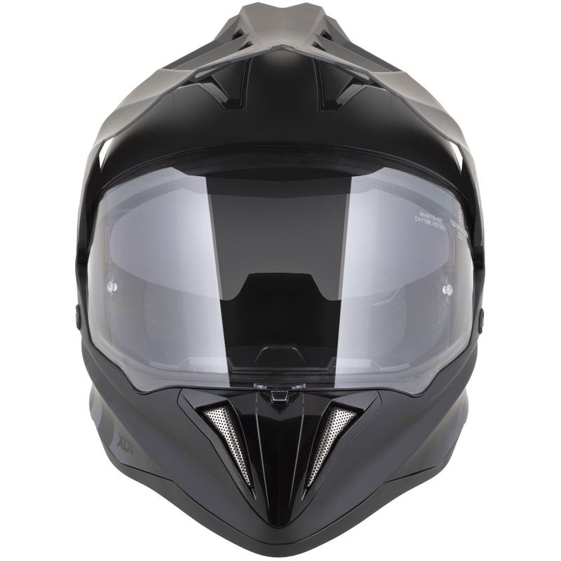 Kask motocyklowy enduro ZED XD1 matowy czarno-ciemnoszary