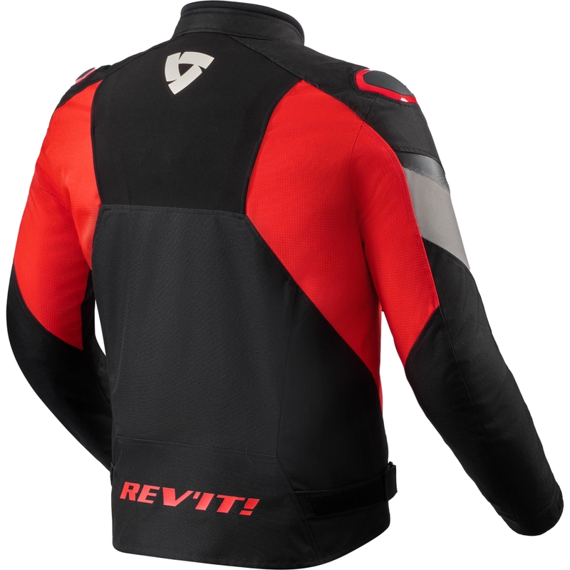Kurtka motocyklowa Revit Control H2O czarno-czerwona
