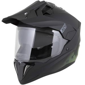 Kask motocyklowy enduro ZED XD1 matowy czarno-ciemnozielony