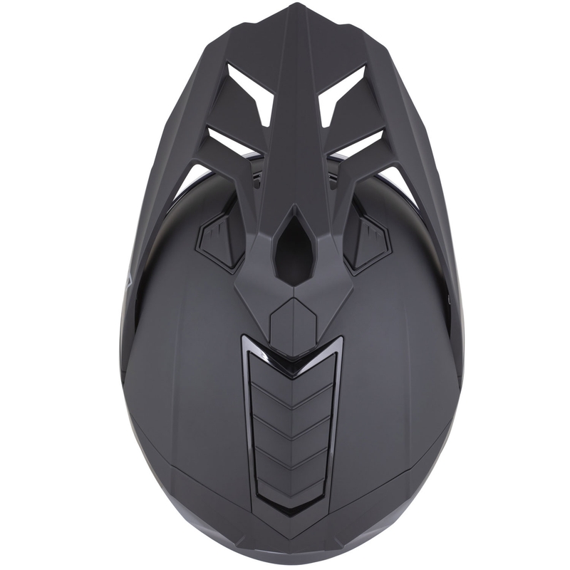 Kask motocyklowy enduro ZED XD1 matowy czarno-ciemnozielony