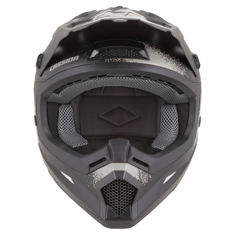 Kask motocrossowy Cassida Cross Cup 2 Crew matowoczarno-piaskowy