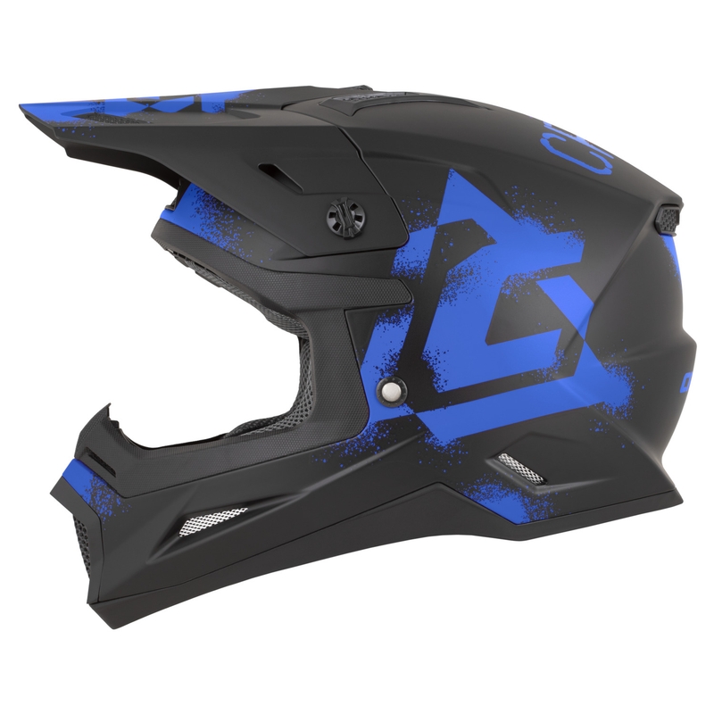 Kask motocrossowy Cassida Cross Cup 2 Crew matowy czarno-niebieski