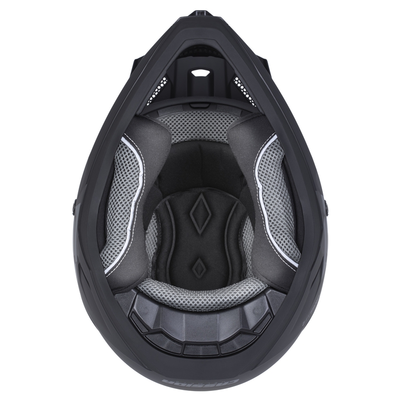 Kask motocrossowy Cassida Cross Cup 2 Crew matowoczarno-biały