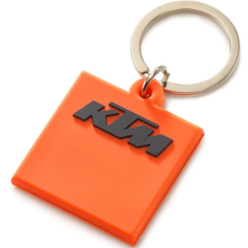 Gumowy brelok KTM pomarańczowy