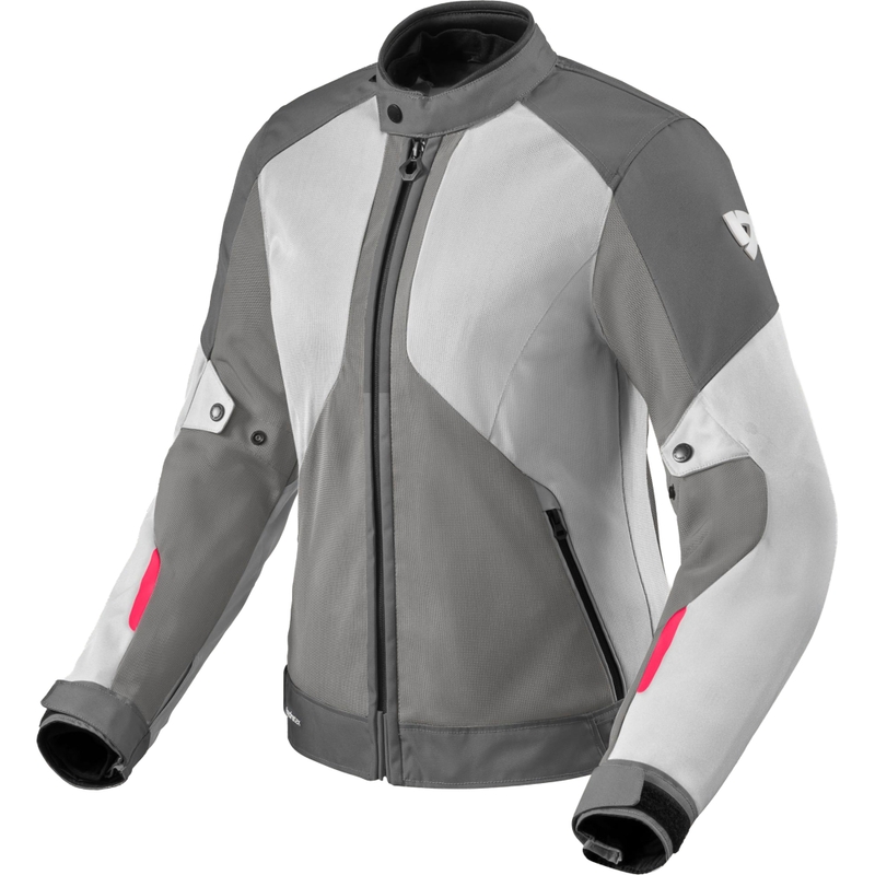 Kurtka motocyklowa damska Revit Torque 3 H2O szaro-różowa