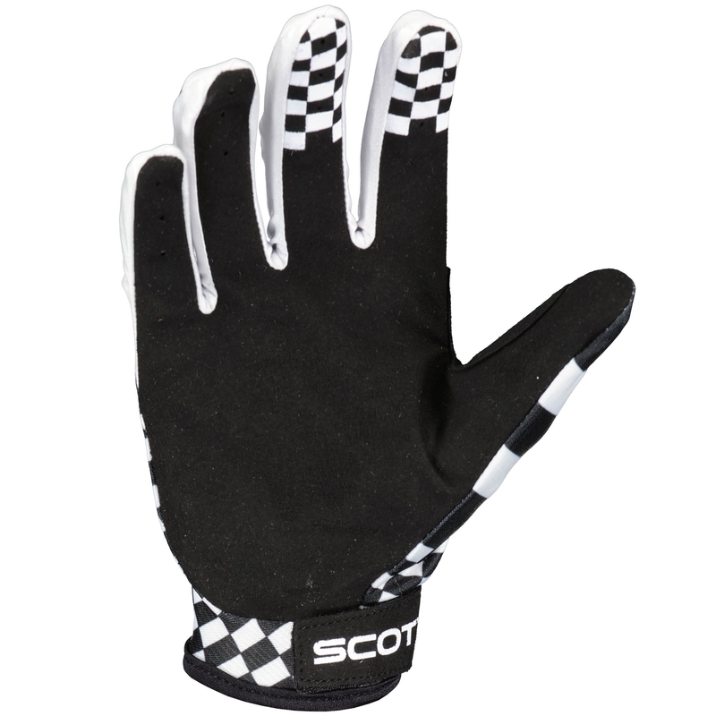 Rękawice motocrossowe SCOTT 350 PROSPECT EVO czarno-białe