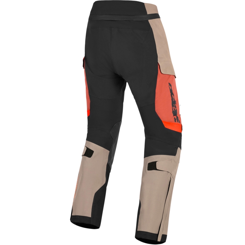 Spodnie motocyklowe Alpinestars Halo PRO Drystar XF jasnobrązowo-ciemnopomarańczowo-czarne