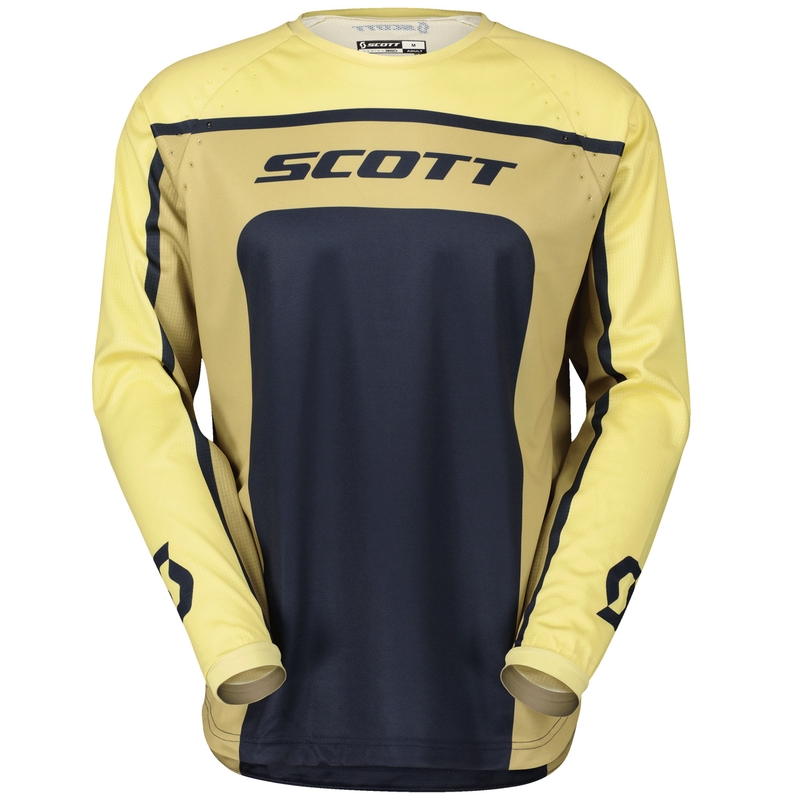 Koszulka motocrossowa SCOTT 350 TRACK EVO beżowo-niebieska