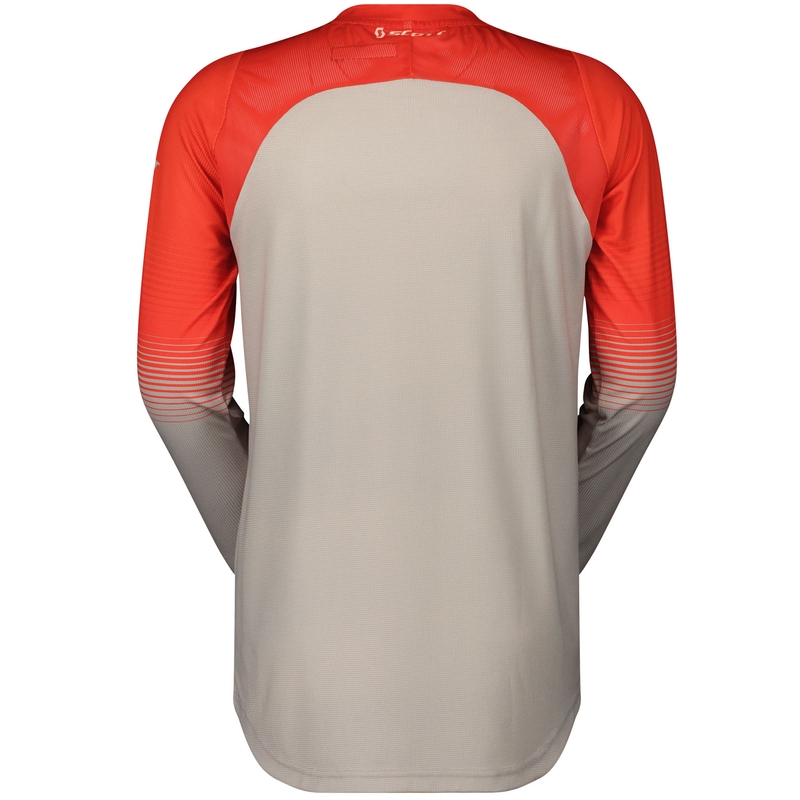 Koszulka motocrossowa SCOTT 450 PODIUM szaro-czerwona