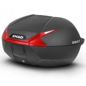 Top case SHAD SH47 D0B47206 black/red