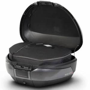 Top case SHAD SH48 D0B48300 Dark grey / black with PREMIUM SMART lock