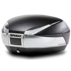 Top case SHAD SH48 D0B48400 New titanium with PREMIUM SMART lock