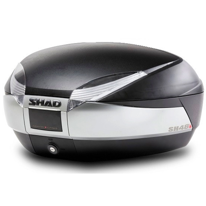 Top case SHAD SH48 New titanium with PREMIUM SMART lock