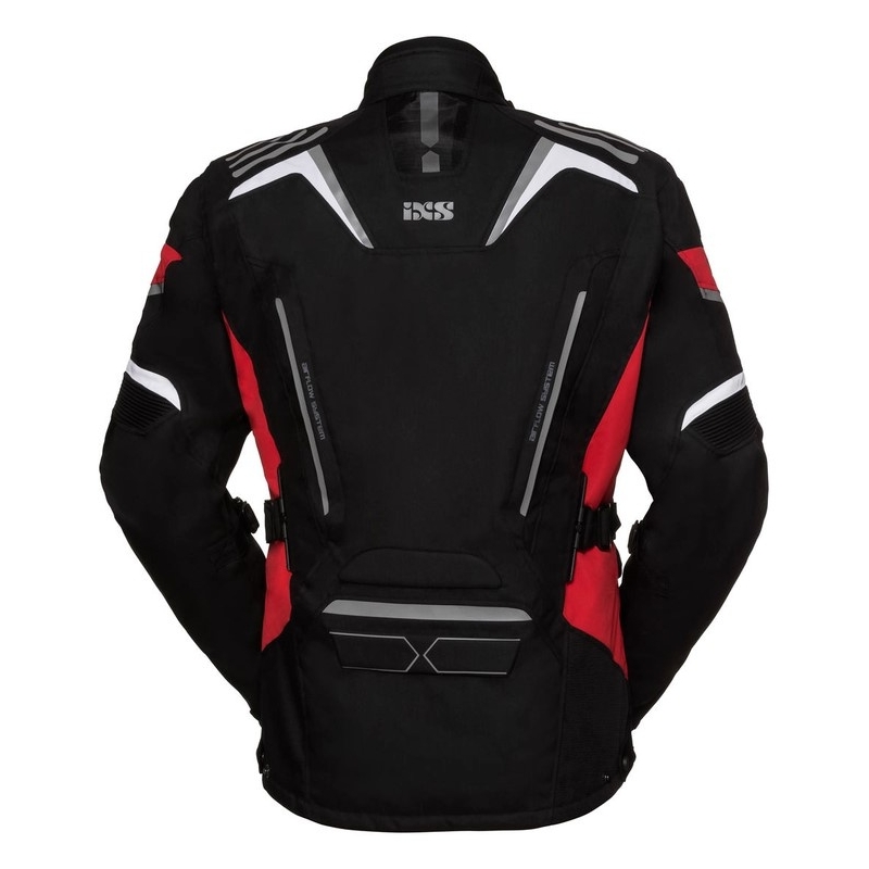 Kurtka motocyklowa iXS Powells czarno-czerwona