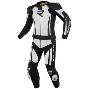 Kombinezon motocyklowy Street Racer Fasttrack czarno-biały wyprzedaż