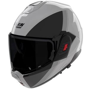 Kask motocyklowy typu flip-up Nolan N120-1 Verniciatura Speciale 356 połysk perłowo-czarno-szary