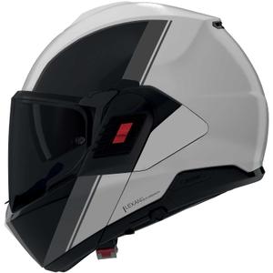 Kask motocyklowy typu flip-up Nolan N120-1 Verniciatura Speciale 356 połysk perłowo-czarno-szary