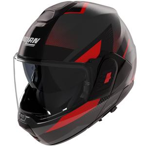 Kask motocyklowy typu flip-up Nolan N120-1 Ciclone 364 szaro-czarno-czerwony