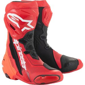 Alpinestars Supertech R Wentylowane buty motocyklowe w kolorze czerwono-czerwonym