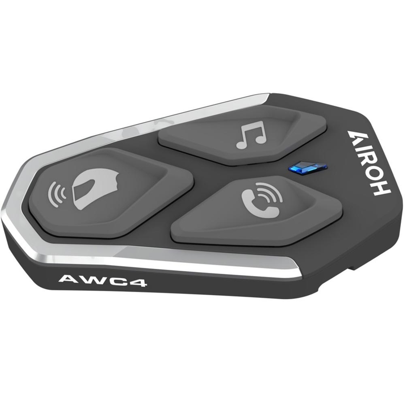 Interkom motocyklowy Bluetooth Airoh AWC4 czarny