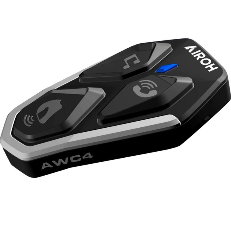 Interkom motocyklowy Bluetooth Airoh AWC4 czarny