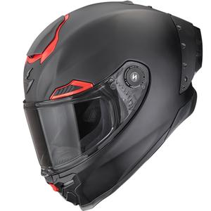 Kask motocyklowy integralny Scorpion EXO-RACE Air Solid FIM2 matowy czarno-czerwony