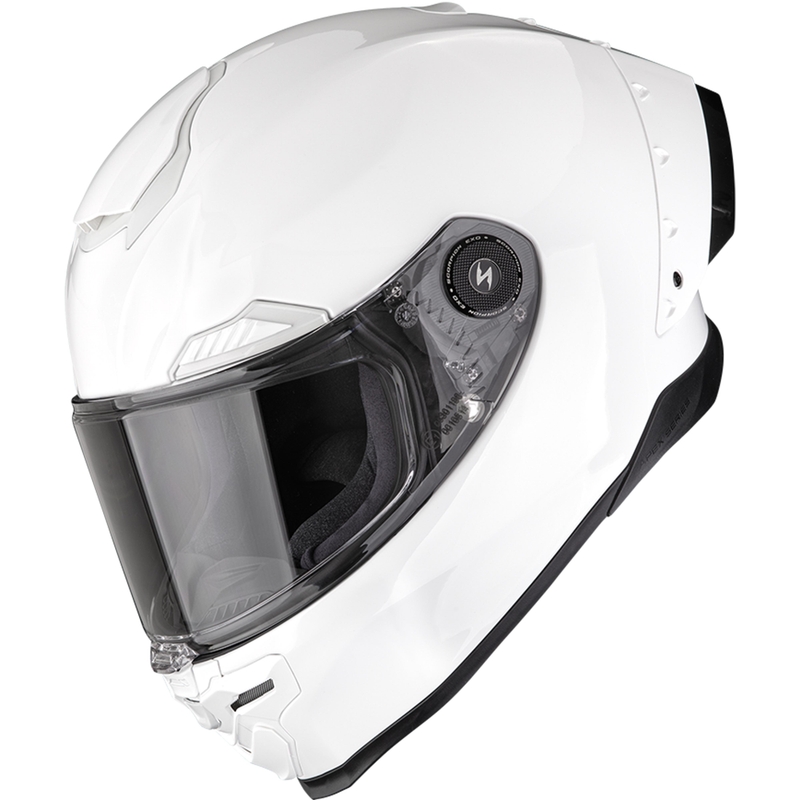 Kask motocyklowy integralny Scorpion EXO-RACE Air Solid FIM2 biały