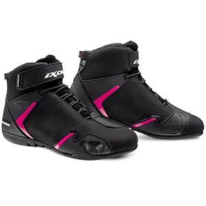 Damskie buty motocyklowe IXON Gambler WP czarno-różowe