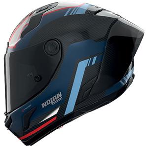 Kask motocyklowy integralny Nolan X-804 RS Piega 366 połyskujący czarno-niebiesko-biało-czerwony