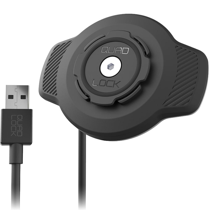 Wodoodporna głowica ładująca bezprzewodowo Quad Lock® USB
