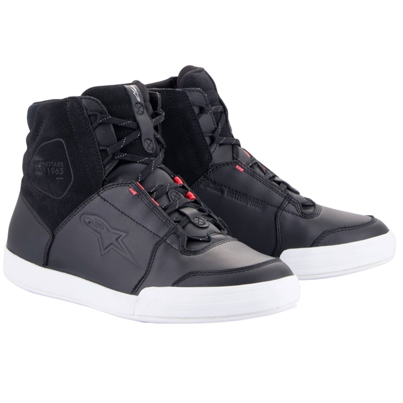 Damskie buty motocyklowe Alpinestars Stella Chrome Drystar Czarno-biało-różowe