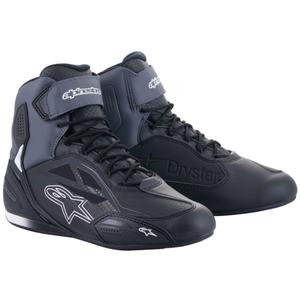 Buty motocyklowe Alpinestars Faster-3 Drystar czarno-ciemnoszare