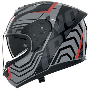 Kask motocyklowy integralny Nolan N60-6 Eclettico 351 szaro-czarno-czerwony