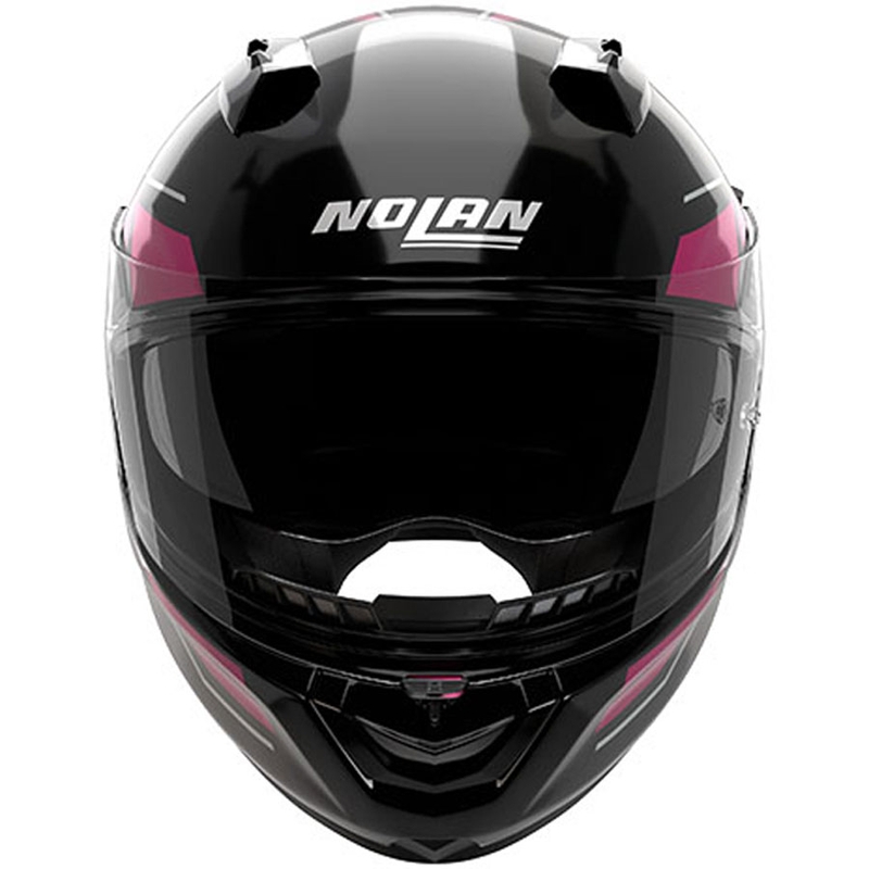 Kask motocyklowy integralny Nolan N60-6 Sincrono 354 czarno-różowy
