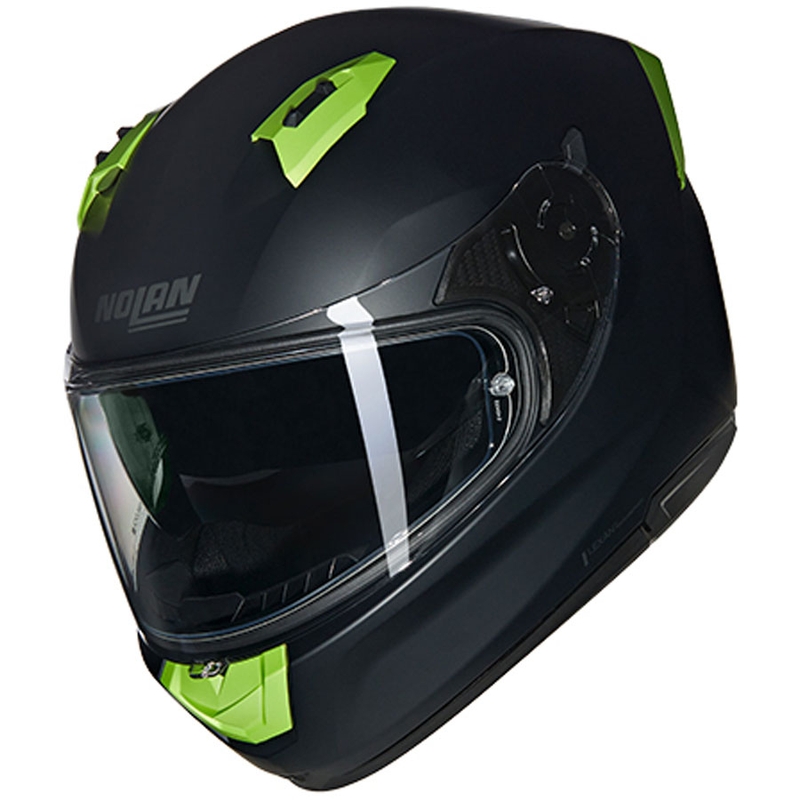 Kask motocyklowy integralny Nolan N60-6 Classico Nobile matowy czarno-zielony