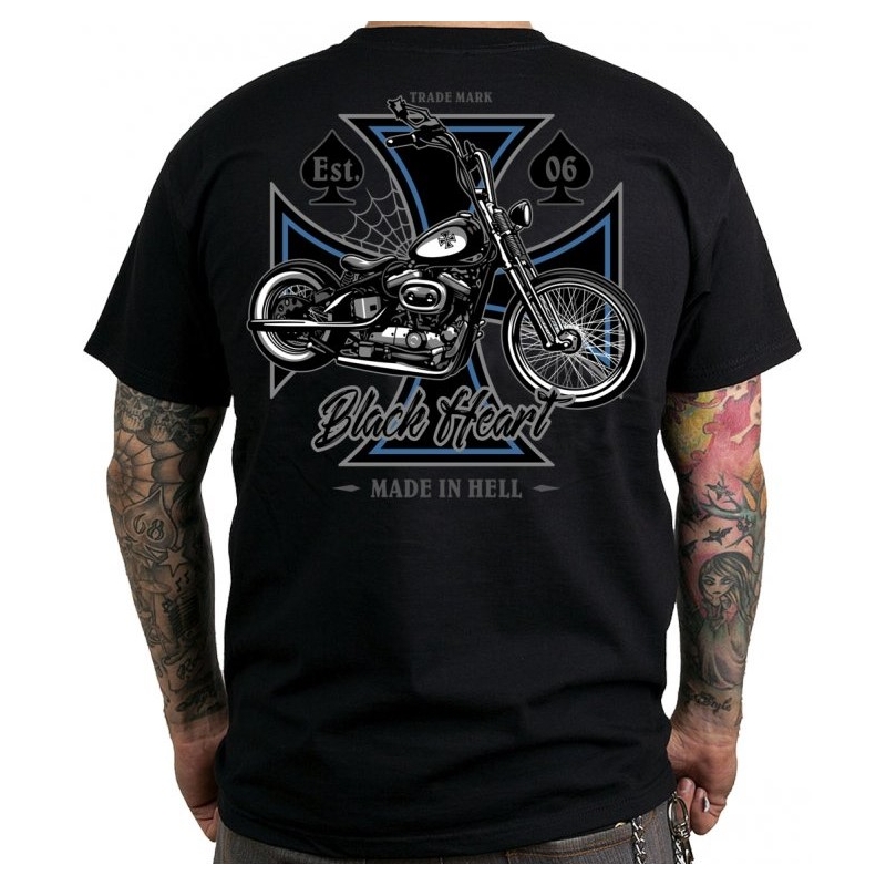 Koszulka Black Heart Chopper Cross