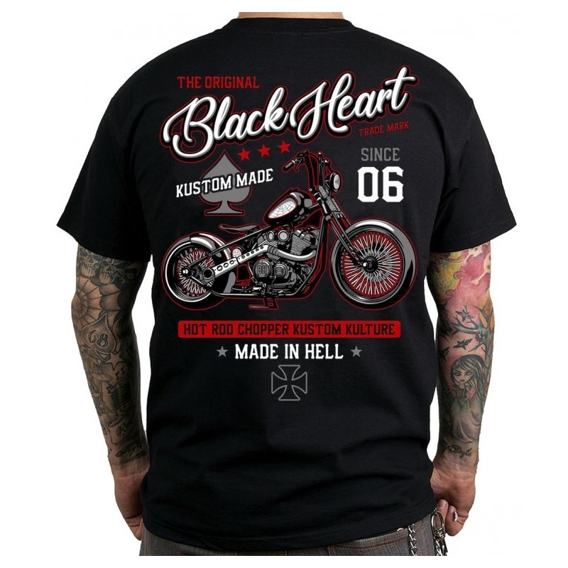 Koszulka Black Heart Red Chop