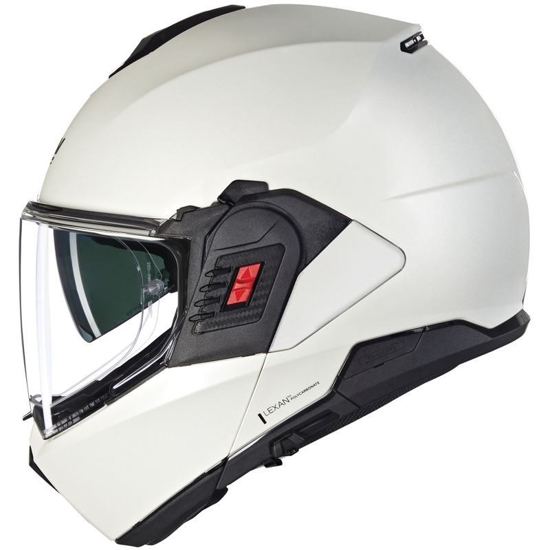 Kask szczękowy Nolan N120-1 Classico Nobile N-COM 320, biały